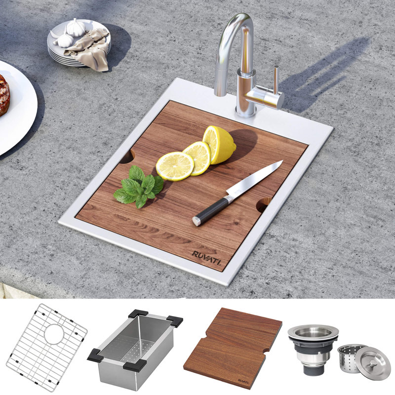 Ruvati 15 x 20 pouces Workstation, Satin, L 15 po x l 20 po