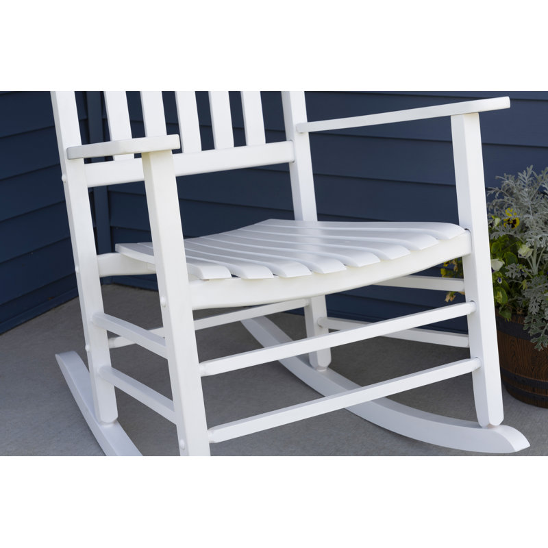 Chaise berçante Anabiya, Blanc