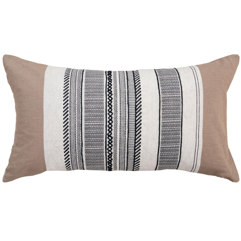 Coussin 100% coton Donny Osmond Home, H 14 po x l 26 po, Rectangulaire, Mélange de duvet
