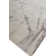 Space Age Hand Knotted Wool Viscose Area Rug in Silver/Ivory