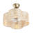 19.7" Scalloped Rattan Ceiling Fan with Remote and Light-399081203