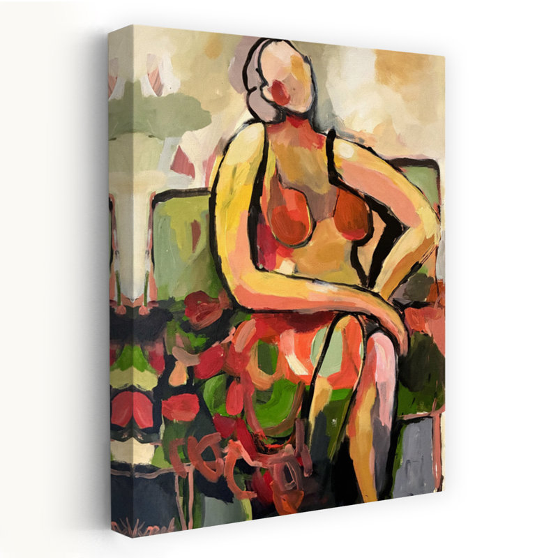 Art contemporain contemporain abstrait, H 18 po x l 12 po
