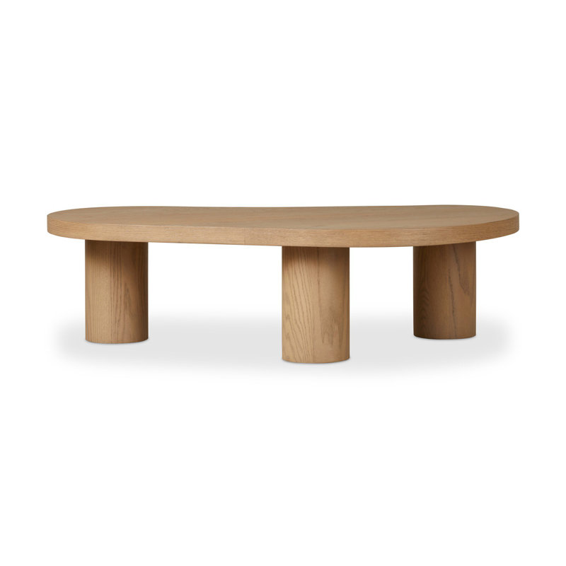 Joji Nesting Coffee Table-Large-Natural Oak Veneer, 13" H x 46" W x 29" D