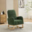 Chaise berçante rembourrée avec repose-pieds Lace Boucle-1353471793