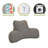 Solid Sherpa Faux Leather Backrest Pillow-1466330047