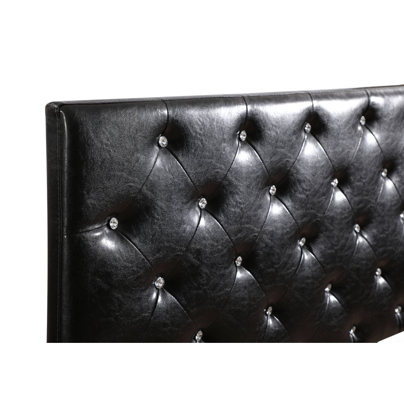 Headboard, Black, Full