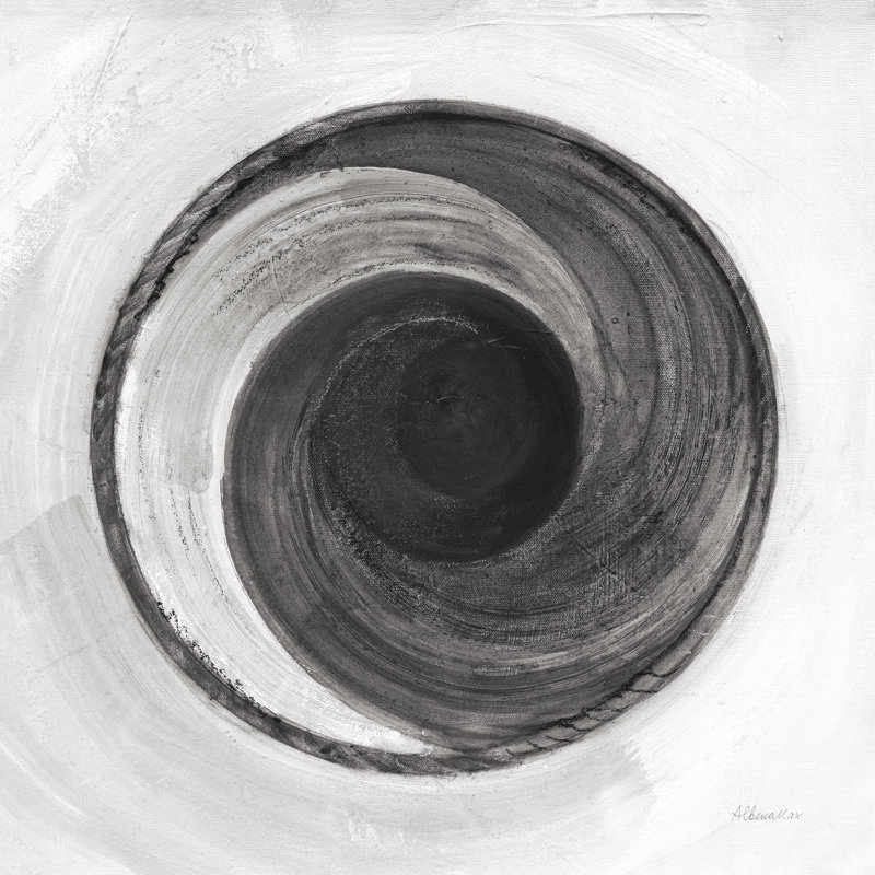 «Woven Beauty I BW» par Albena Hristova - reproduction d'art sur toile tendue, H 30 po x l 30 po, Papier avec cadre doré, Oui