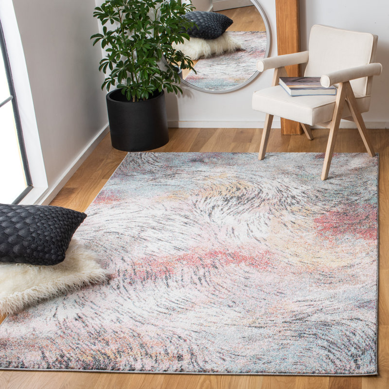 Dostie Phoenix Performance Abstract Rug, Rectangle 9' x 12'