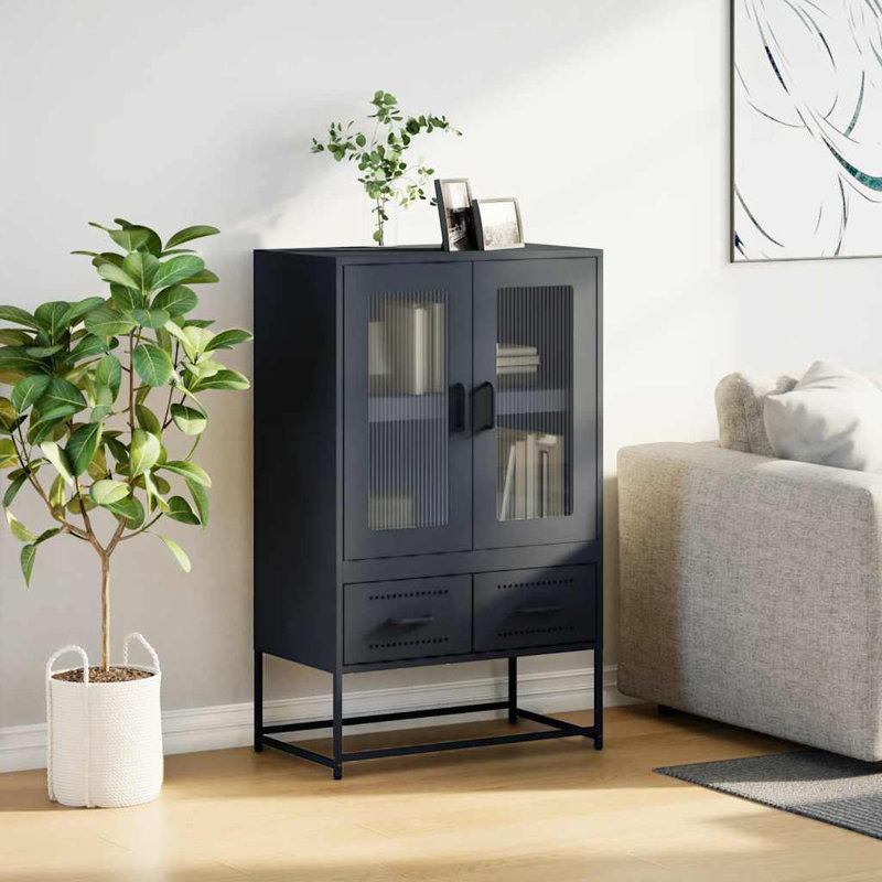 Azizul 68cm Sideboard, Anthracite