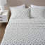 Ensemble de draps 4 pièces 100% coton, flocons de neige noirs-132456929