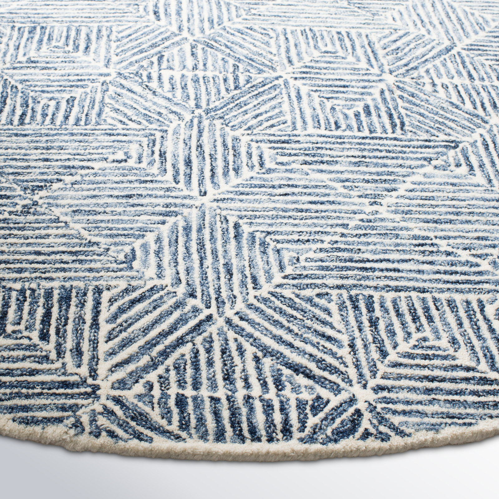 Linsly Handmade Rug, Round 6'