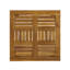 Table en bois - Conception à profil bas, l 20 po x P 20 po x P 15,39 po, utilisation extérieure élégante et fonctionnelle, 20 po x 20 po x 15,39 po, assemblage