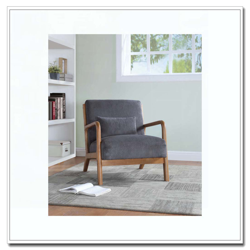 Chaise longue en bois, Gris