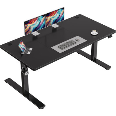 Electric Standing Desk 140x60cm Height Adjustable Desk