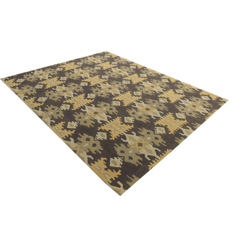 Tapis noir Otto