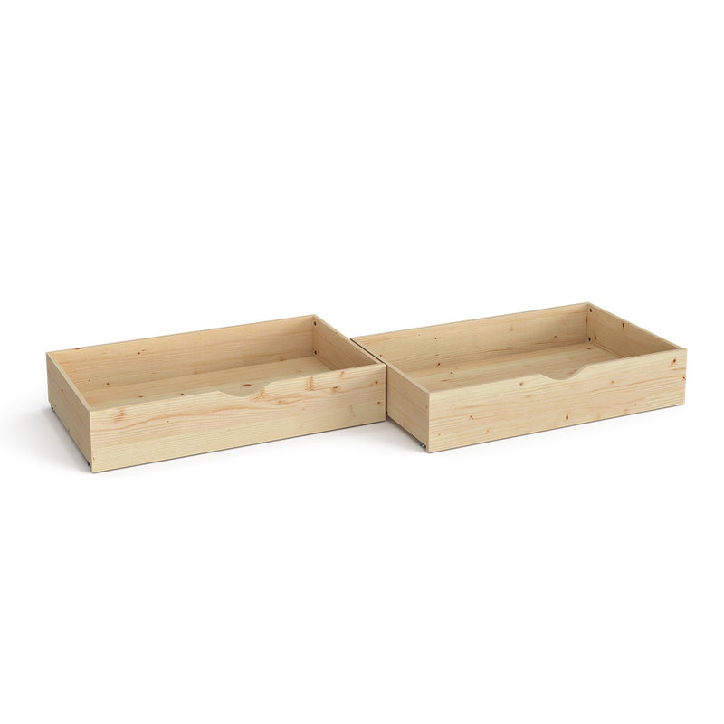 Liv Underbed Storage Drawers, Brown