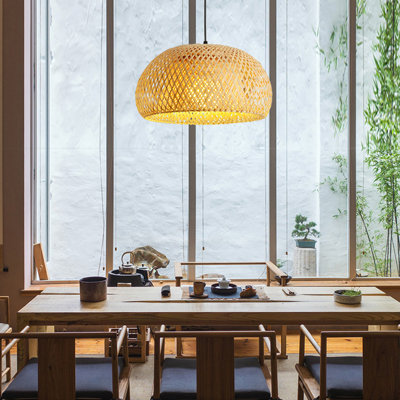 Salerno 1 - Light Walnut Single Pendant