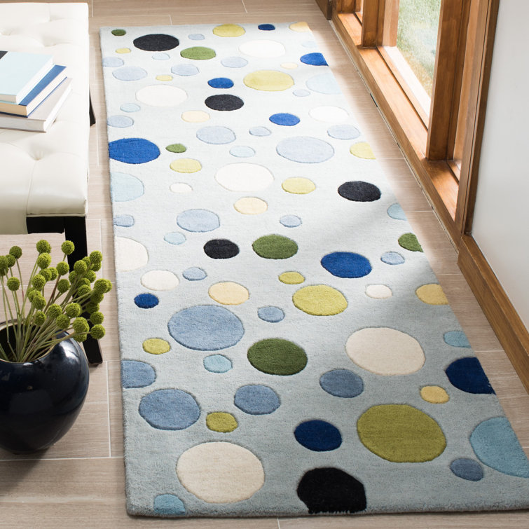 Candelo Hand Tufted Wool Polka Dots Rug