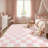 Checkered Rug for Living Room, Large Washable Carpet Non Slip Soft Low Pile Geometric Print Plaid Area Rug for Bedroom Dining Room Playroom Office Nursery-1387333185-1387333189