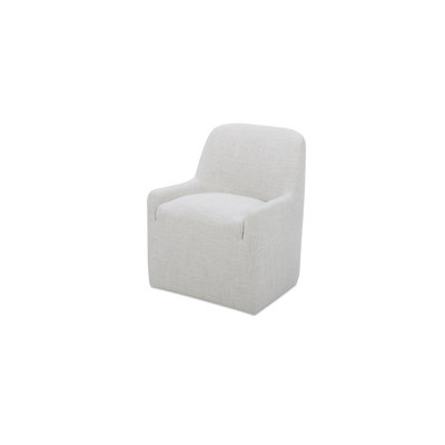 Maisie Rolling Dining Chair Slate Blue