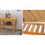 Banc de douche en bambou 19,75 po The Wilson