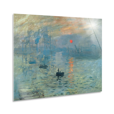 Panorama Sunset over the Sea by Claude Monet - 1 Piece Wall Art