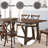 Kaelyn Dark Oak Finish Dining Table