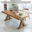 Grande table de bureau moderne tout en bois massif-1539540646