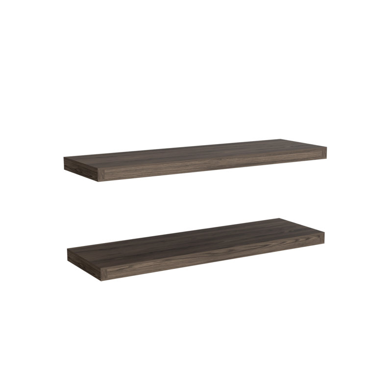 31.5" Wide Floating Shelves Set Of 2, Shelves For Wall Decor For Bedroom, Bathroom Storage Shelves, Book Shelves For Living Room