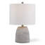 Lampe de table standard grise 20 "Adrien
