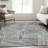 Premium Machine Washable Prisco Gray Rug-2146118521