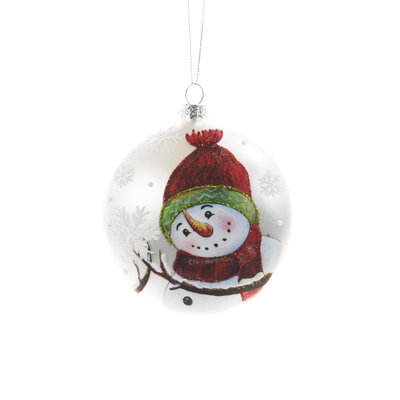 4'' Handmade Glass Holiday Shaped Ornament