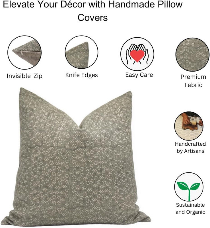 Linen Lumbar Indoor/Outdoor Pillow Cover, 14" x 20"