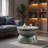 Metal Hammered Coffee Table-597297364