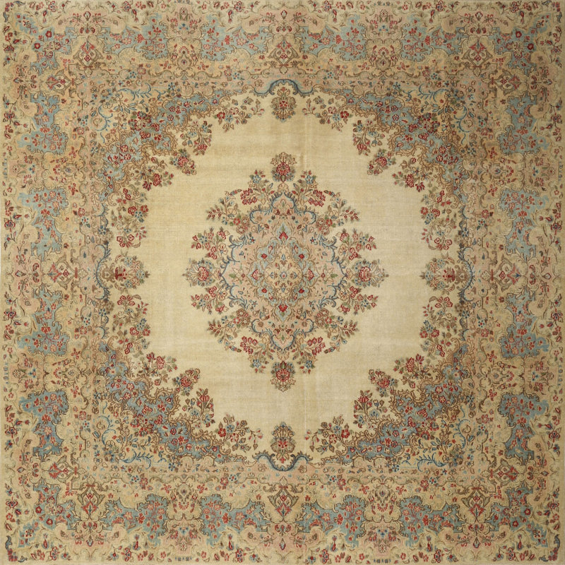 Damask Indoor Rug, Rectangle 5' x 7'