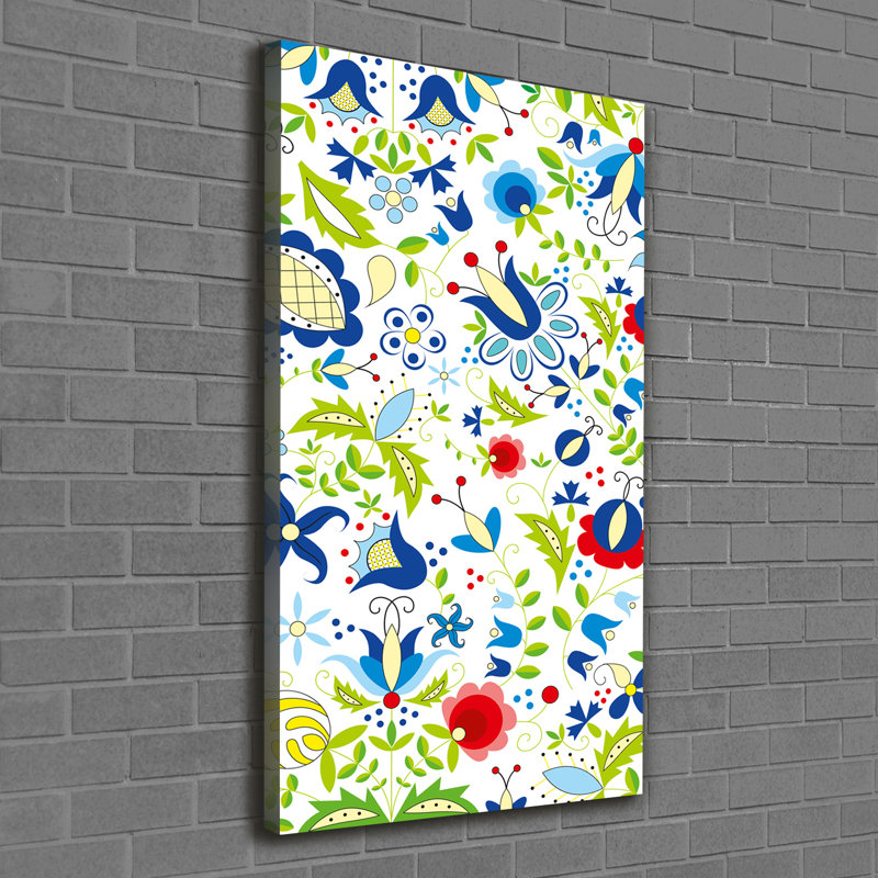 Ethnic - Wrapped Canvas Print