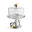 Butterfly Ginkgo Pastry Dish with Dome