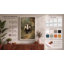Badger in Woodland Boho - Wrapped Canvas-44352011-44352010