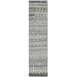 Nomad Haven Wool Hand Knotted Area Rug in Slate Sand
