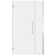 Ultra-E 43'' W x 72'' H Pivot Frameless Shower Door with Clear Glass