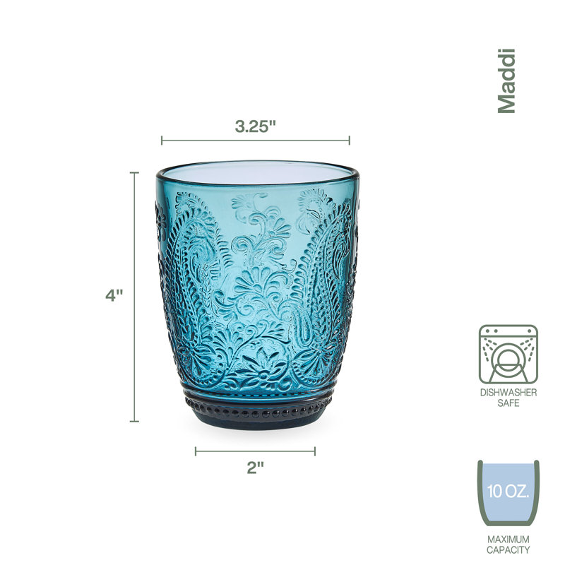 Verres à whisky Maddie, Bleu, 10