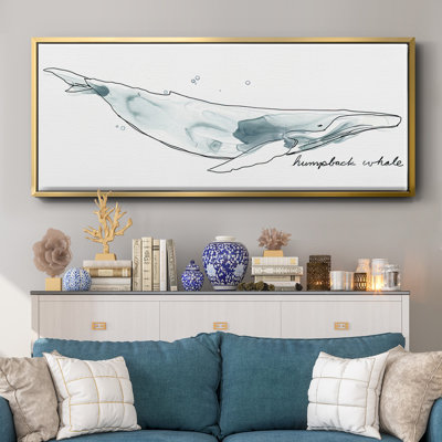 Baleine II - toile encadrée