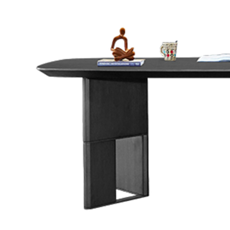 Bureau simple pour écrire au bureau / étudier à la maison, Noir, H 29,53 po x l 70,87 po x P 31,5 po