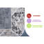 Tapis crème anthracite traditionnel Payas Collection-2078098928