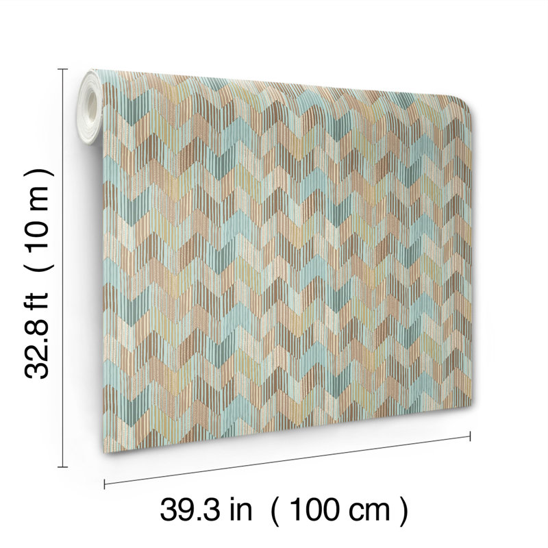 Papier peint agrumes Betulle, Bleu