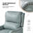 Neliyah 28.75" Wide Genuine Leather Recliner-105914586