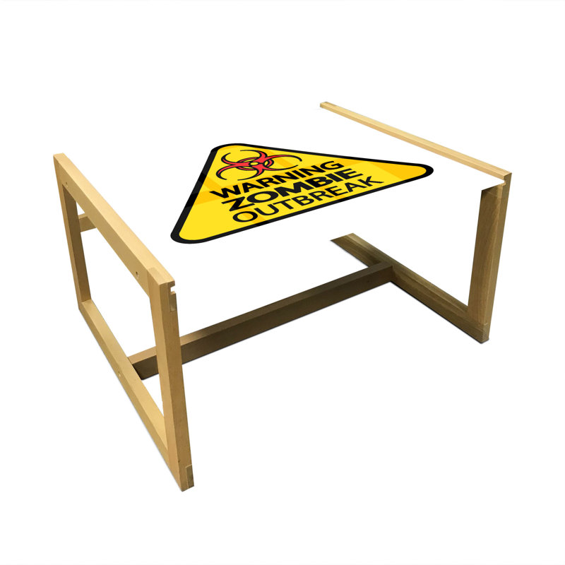 Brandy Sled Coffee Table, 40cm H x 74cm W x 62cm D