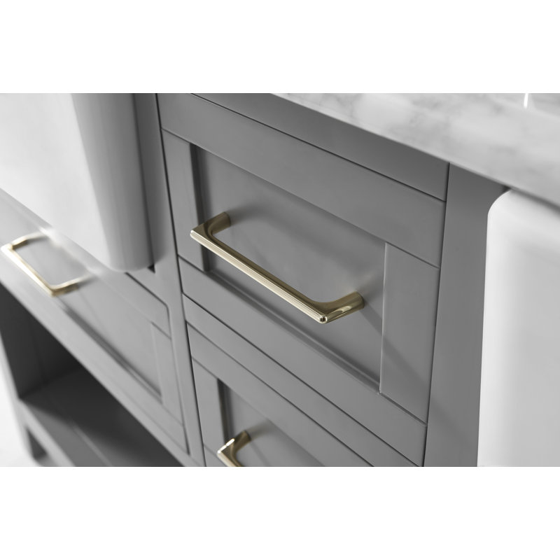 Meuble-lavabo simple 48 po Hayley, Nuage de mer gris