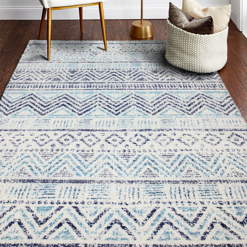 Chilton Geometric Area Rug, Runner 76 x 244cm