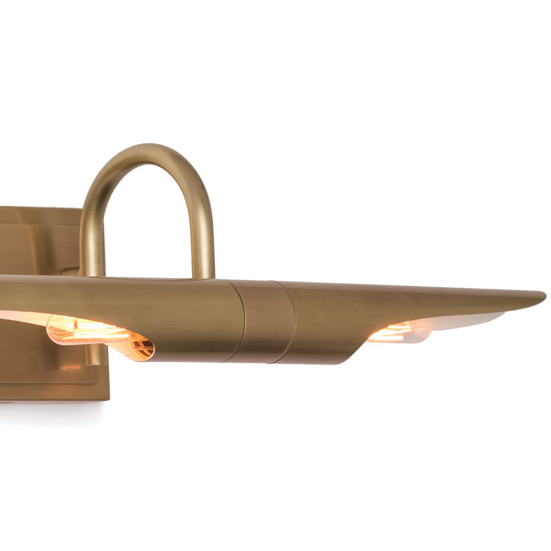 Redford Picture Light Large, Natural Brass